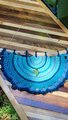 "AZURE" Crocheted Wall Hanging