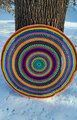 "Muted" Large Crocheted Mandala 