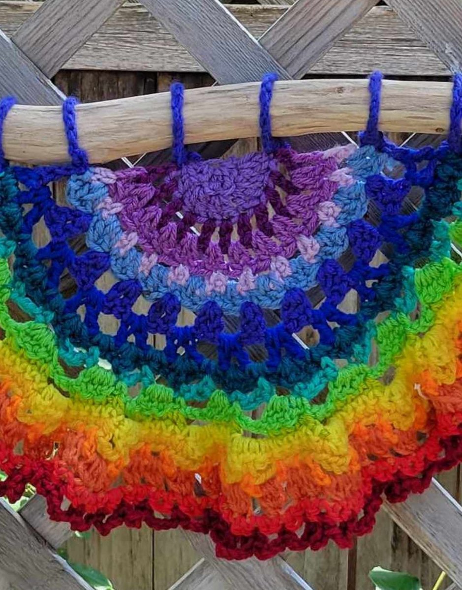 "PRISIM" Crocheted Wall Hanging