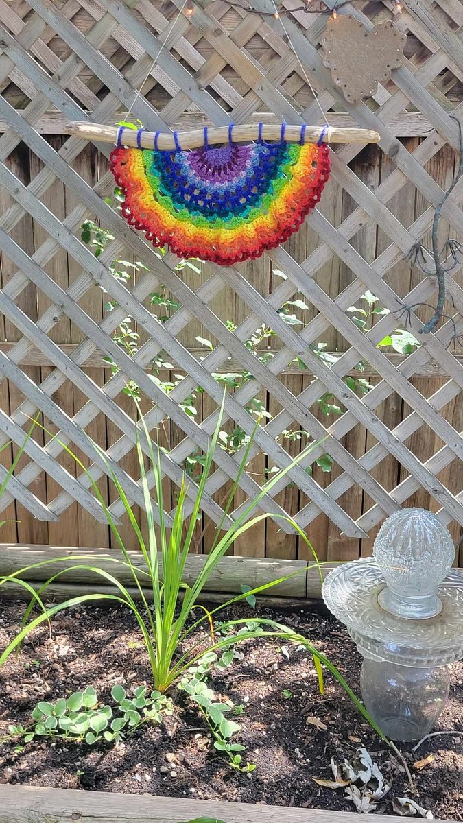 "PRISIM" Crocheted Wall Hanging