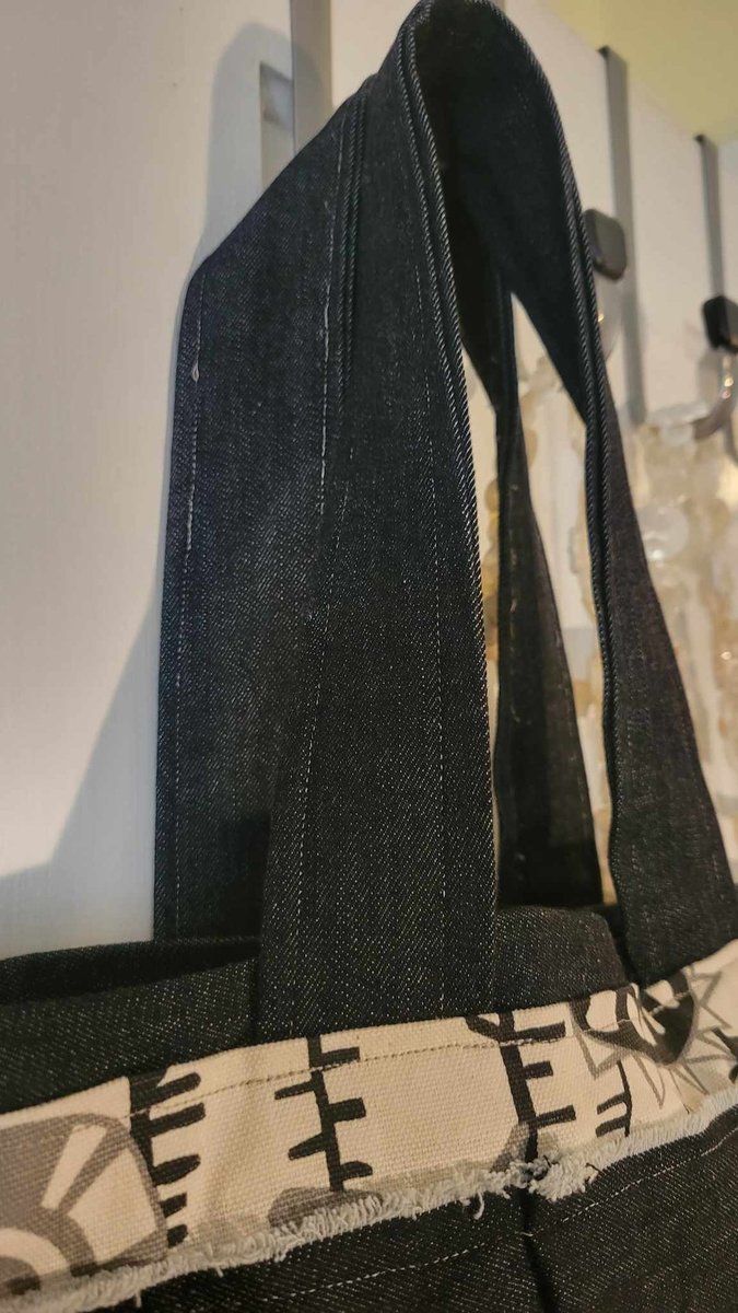 Canvas & Denim Bird Tote