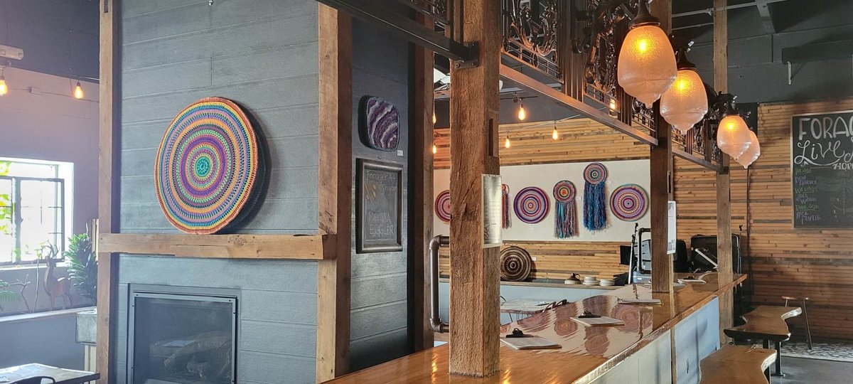 This piece was installed at Forager Brewery in 2023