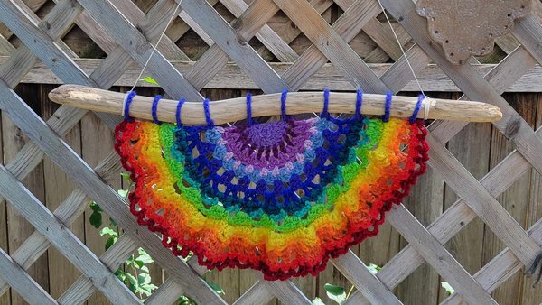 "PRISIM" Crocheted Wall Hanging